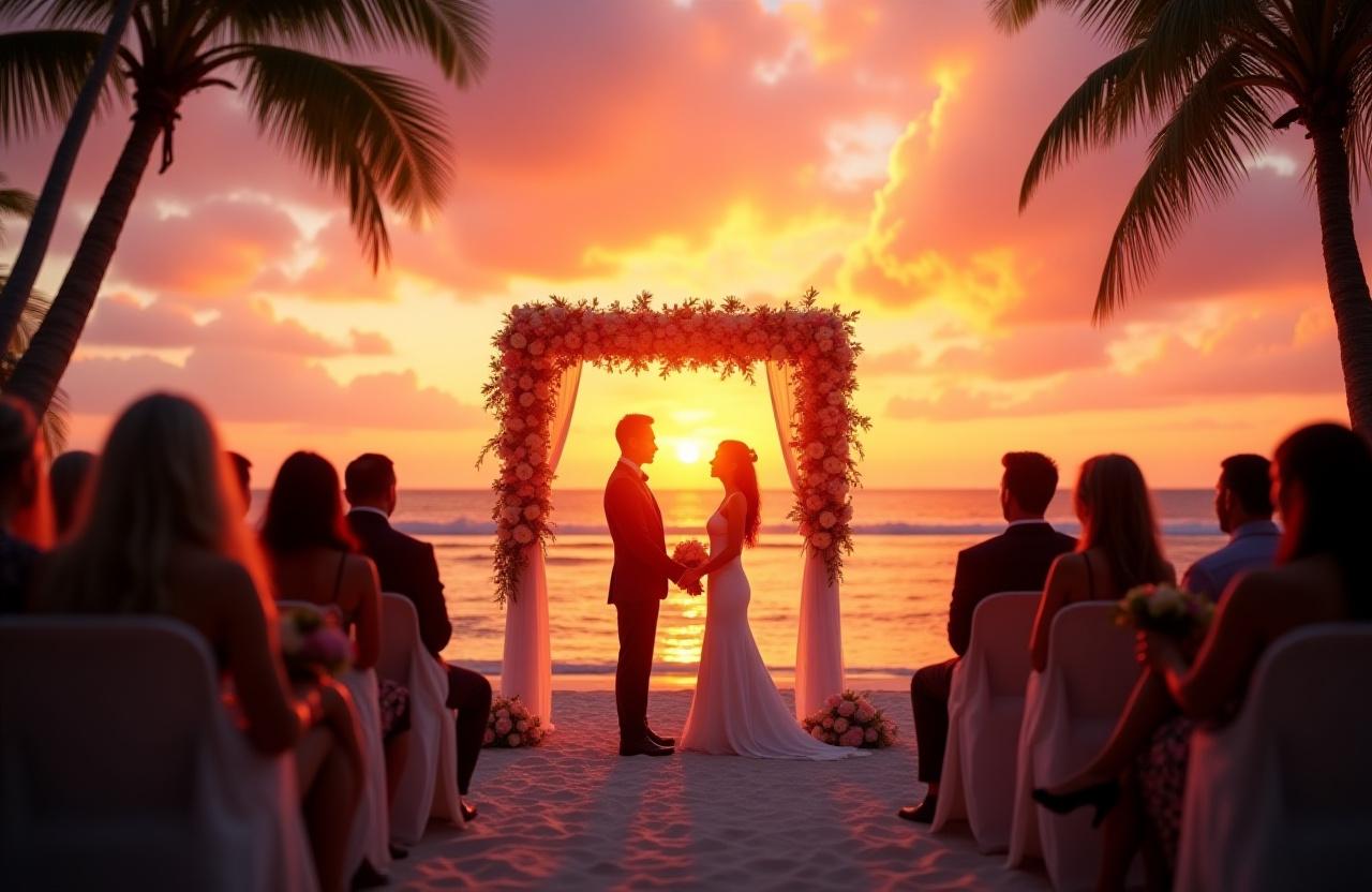 Destination wedding celebration